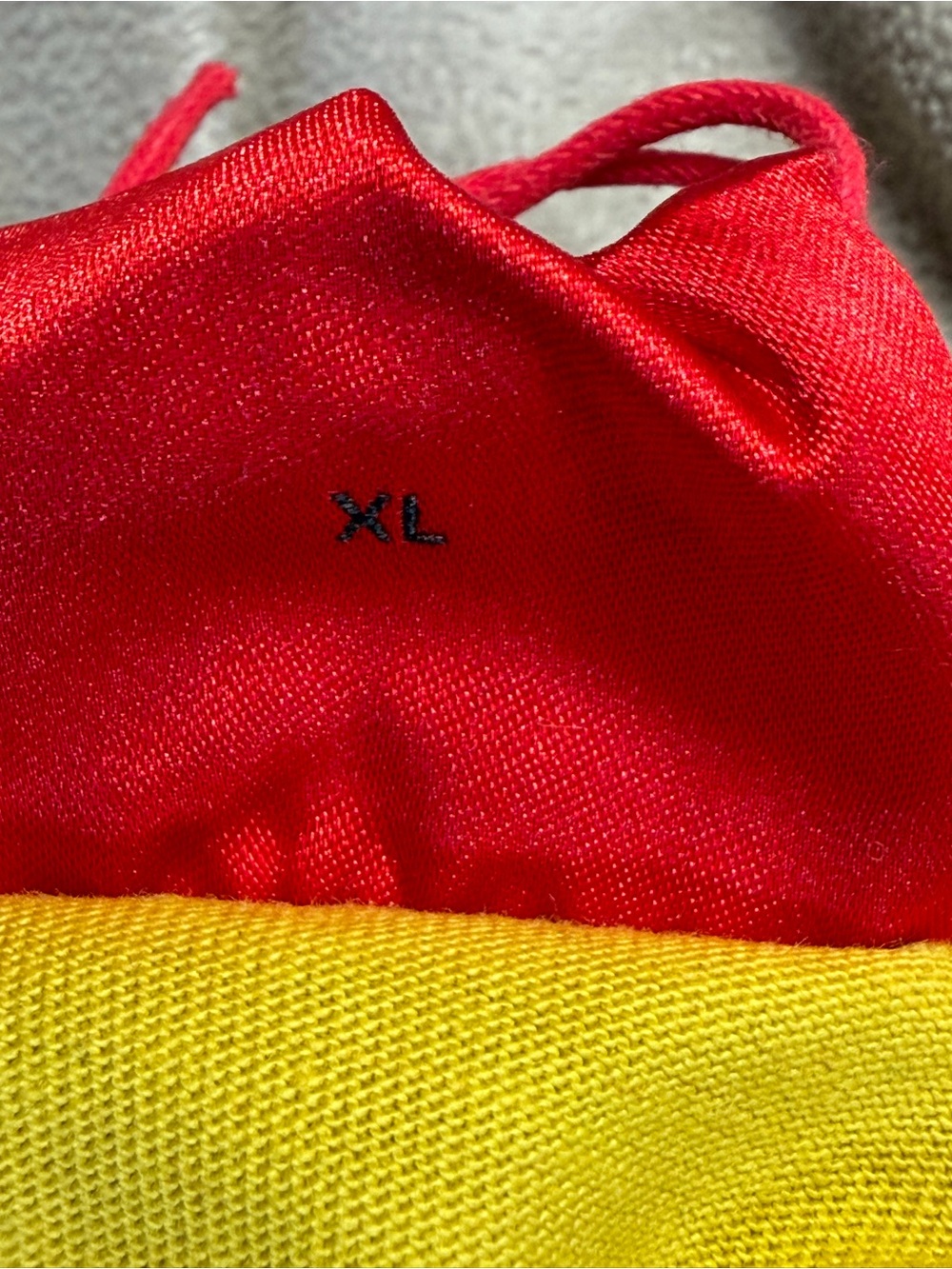 HUGO Yellow Tee with White & Red Logo - Picture 3 of 3